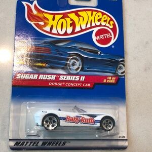 Mattel Hot Wheels Sugar Rush Dodge Concept Car - White
